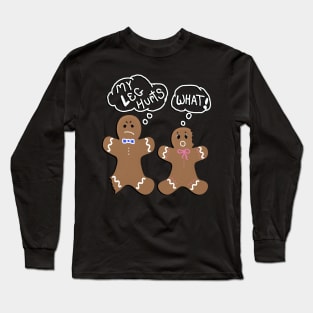 Gingerbread Custom Funny Gifts, Cute Christmas Cookie Joke Long Sleeve T-Shirt